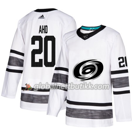 Carolina Hurricanes Hockeydrakt Sebastian Aho 20 Hvit 2019 NHL All-Star Adidas Authentic - Herre